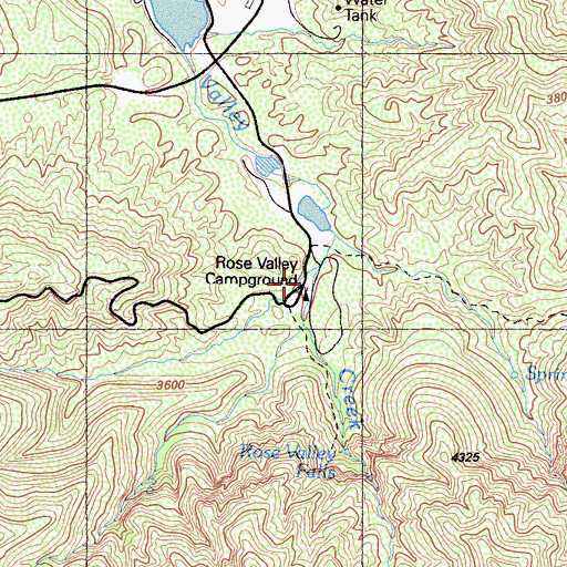 Rose Valley Campground, CA