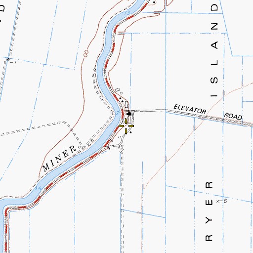 Topographic Map of Lents Landing, CA