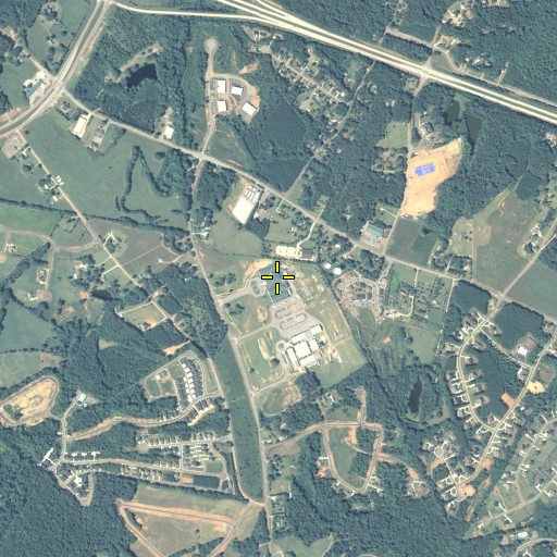Aerial/Satellite Image of Malcom Bridge Elementary School, GA