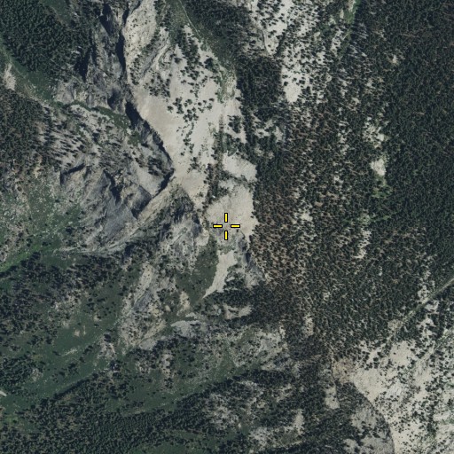 Aerial/Satellite Image of Avalanche Peak, CA