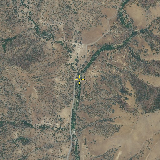 Aerial/Satellite Image of Bear Creek, CA
