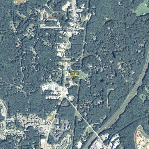 Aerial/Satellite Image of Community Christian School, GA