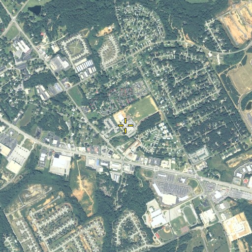 Aerial/Satellite Image of Bay Creek Elementary School, GA