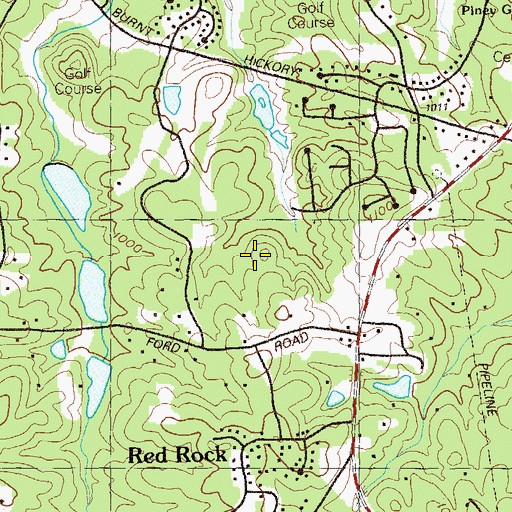 Topographic Map of Ford Elementary School, GA