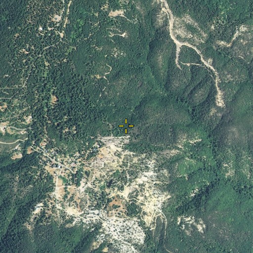 Aerial/Satellite Image of Burns Number Two Mine, CA