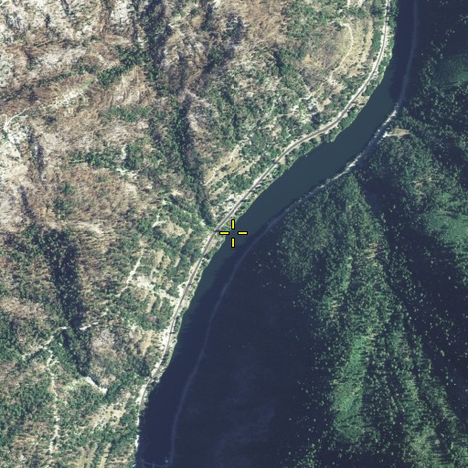 Aerial/Satellite Image of Cedar Creek, CA
