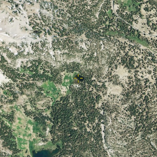 Aerial/Satellite Image of Cold Boiling Lake, CA