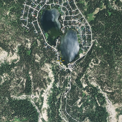 Aerial/Satellite Image of Ice Lakes, CA