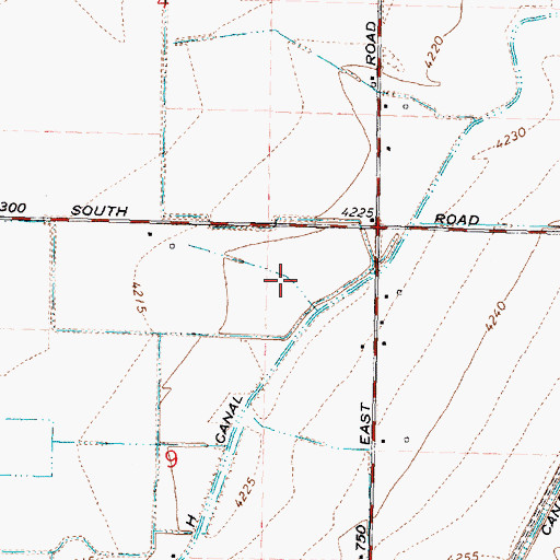 Topographic Map of H 8 1/2 Pipeline, ID