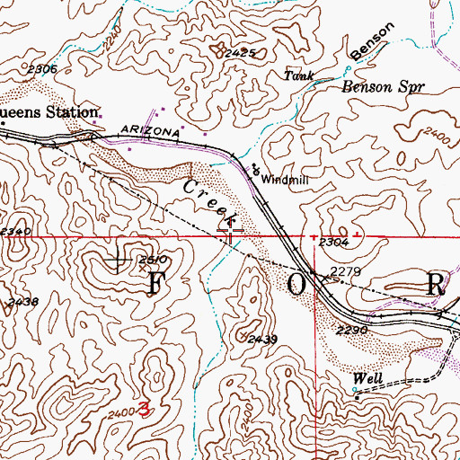 Topographic Map of Reymert Wash, AZ