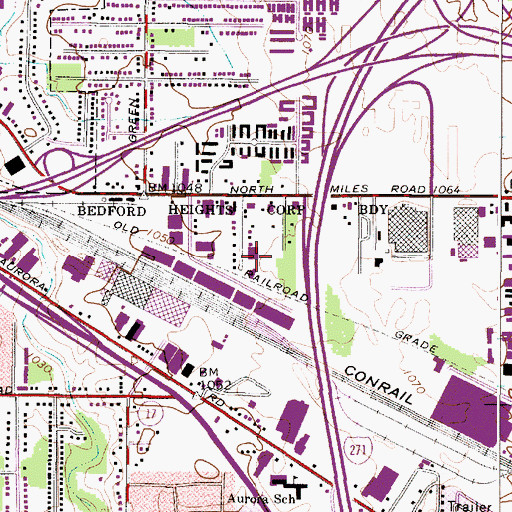 Topographic Map of Secure Care Transportation Group, OH