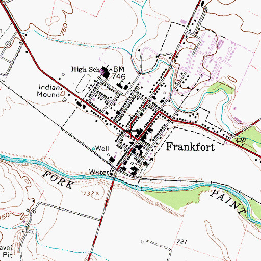 Topographic Map of Concord Township Emergency Squad, OH