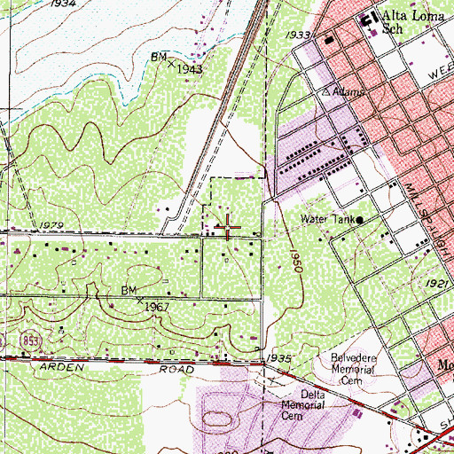 Topographic Map of Texas Forest Service San Angelo Office, TX