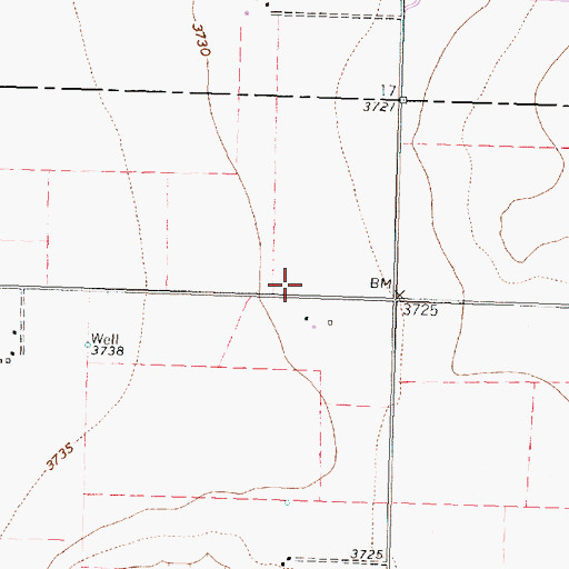 Topographic Map of Amarillo Fire Department Station 2, TX