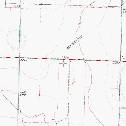 Topographic Map of Randall County Fire and Rescue Station 2, TX