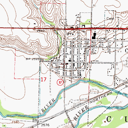 Topographic Map of Culbertson Rescue Squad, NE