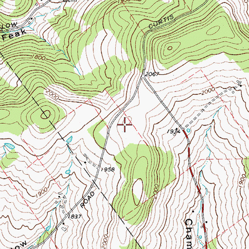 Topographic Map of Rocking L Ranch, NY