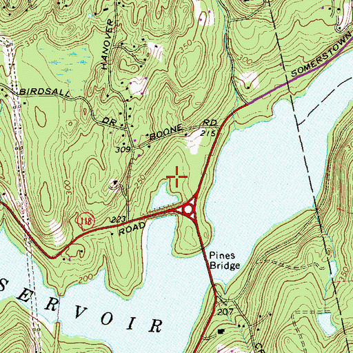 Topographic Map of Garretson's Mill (historical), NY