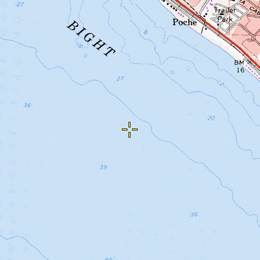 Topographic Map of Capistrano Bight, CA