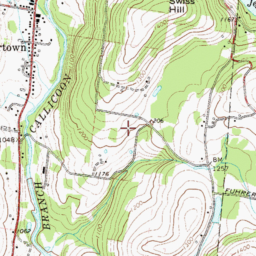 Topographic Map of Silver Heights Farm, NY