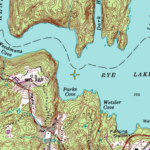 Topographic Map of Causeway Island, NY