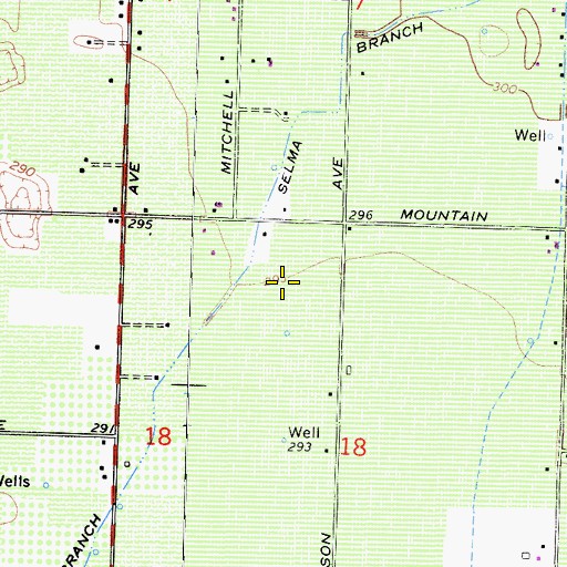 Topographic Map of Lund Farms, CA
