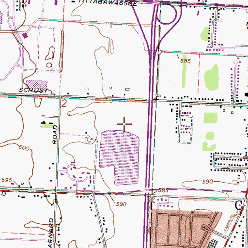 Topographic Map of William H Haithco Recreation Area, MI