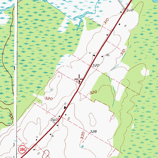 Topographic Map of Bittersweet Farm, NY