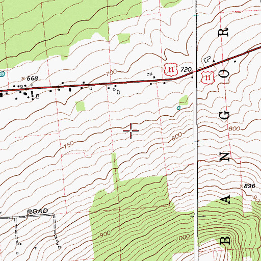 Topographic Map of Plumb Hill Farm, NY