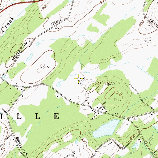 Topographic Map of Keiths Farm, NY