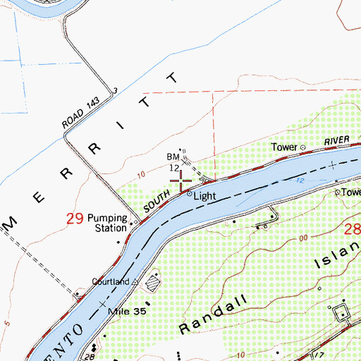 Topographic Map of McFadden Landing Number One Hundred One, CA