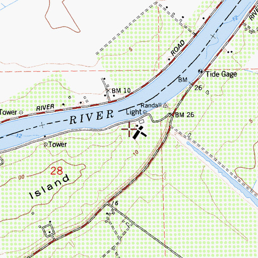 Topographic Map of Landing Number One Hundred Fourteen, CA