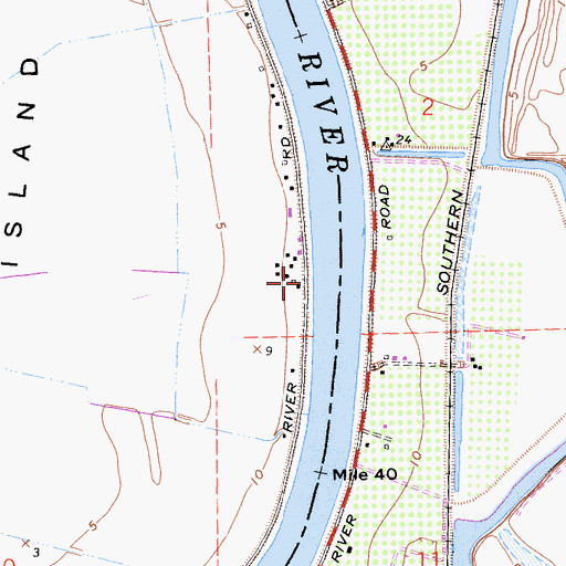 Topographic Map of S Smith Landing One Hundred Seventeen, CA