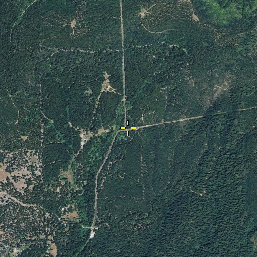 Aerial/Satellite Image of Alaska Mine, CA