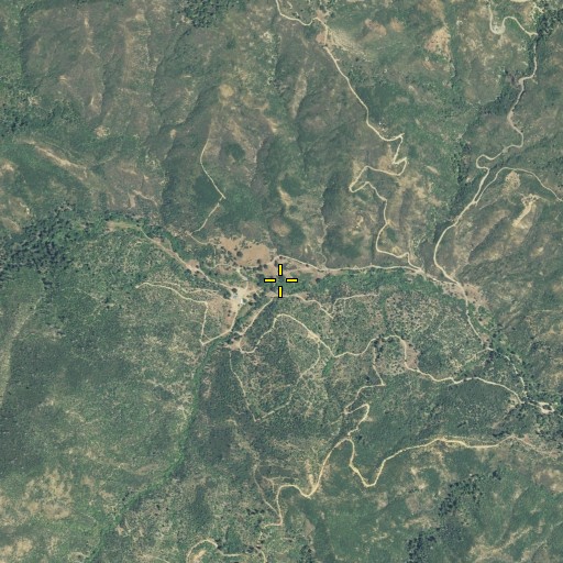 Aerial/Satellite Image of Alder Creek, CA