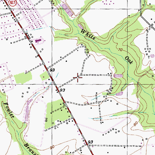 Topographic Map of Atkinson Farm, SC
