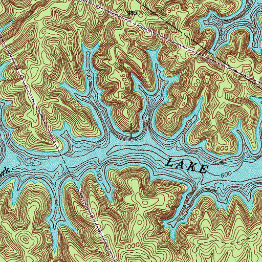 Topographic Map of Waterview (historical), KY