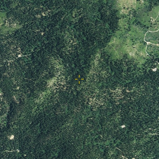 Aerial/Satellite Image of Barren Mine, CA