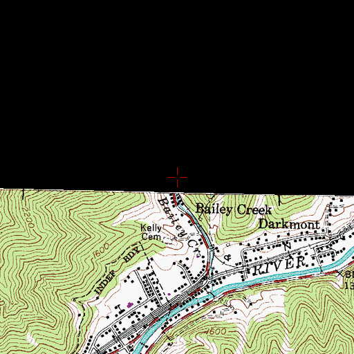 Topographic Map of Springton Railroad Station (historical), KY