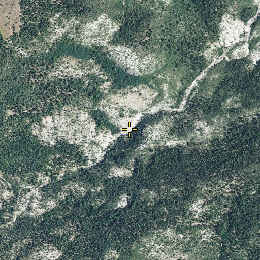 Aerial/Satellite Image of Bassi Falls, CA
