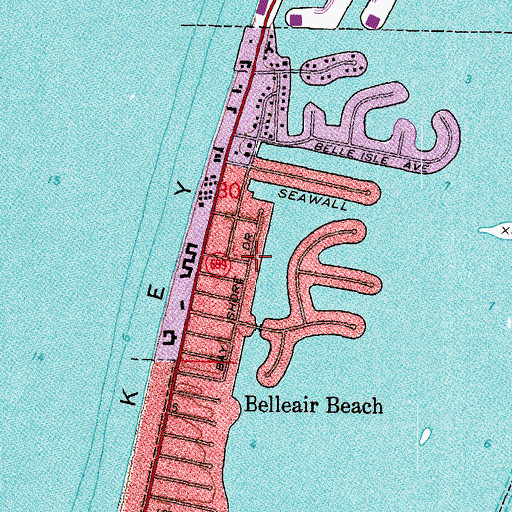 Topographic Map of 25th Street Park, FL
