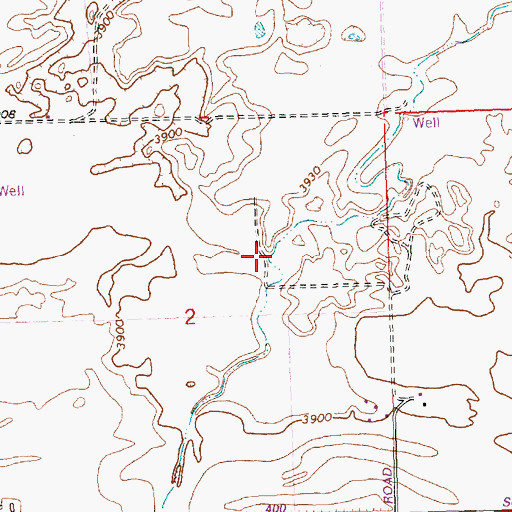 Topographic Map of F-1 Canal, ID