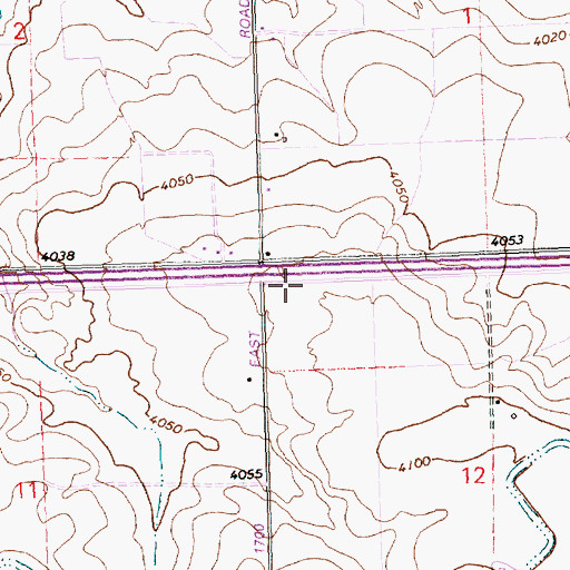 Topographic Map of Lateral C-59, ID