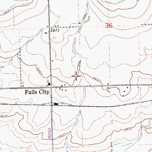 Topographic Map of Lateral L-1, ID