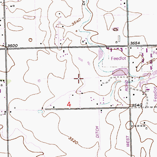 Topographic Map of Lateral N-8, ID
