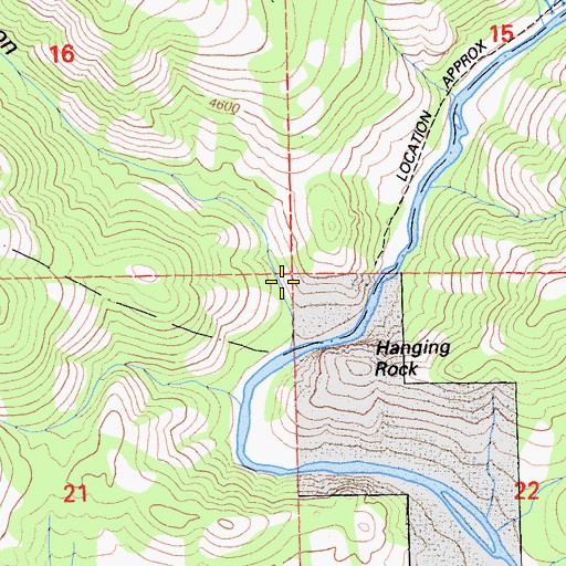 Topographic Map of Big Canyon, CA