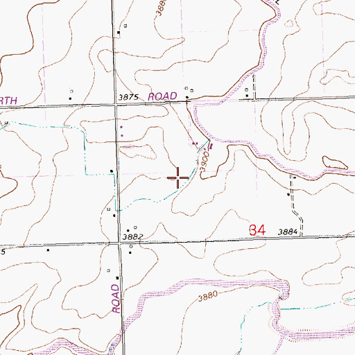 Topographic Map of Lateral R-1, ID