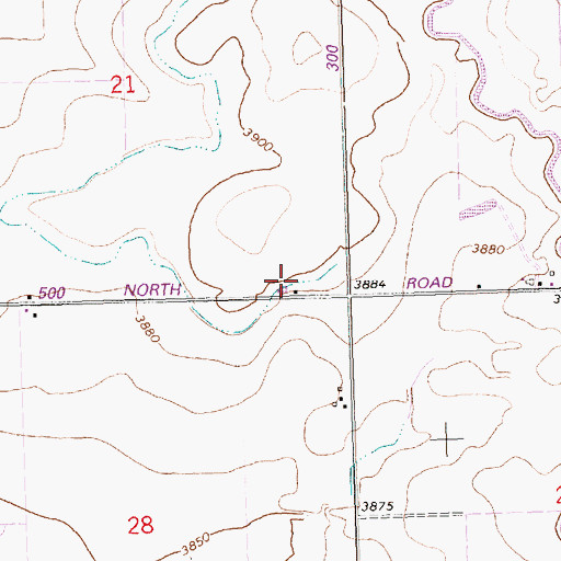 Topographic Map of Lateral R-5, ID