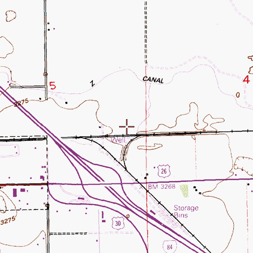 Topographic Map of Lateral Z-4, ID
