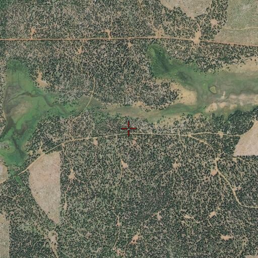 Aerial/Satellite Image of Big Merrill Flat, CA